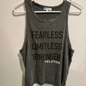 Peloton Women's Olive Green Tank Top